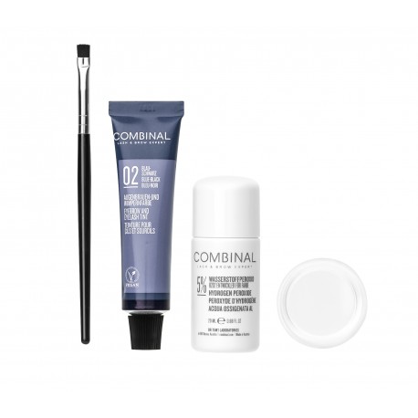 Kit Teinture cils et sourcils - Bleu Noir